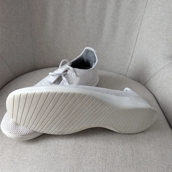 Men's White Allbirds Tree Runners White Size 12 - Picture 2 of 6